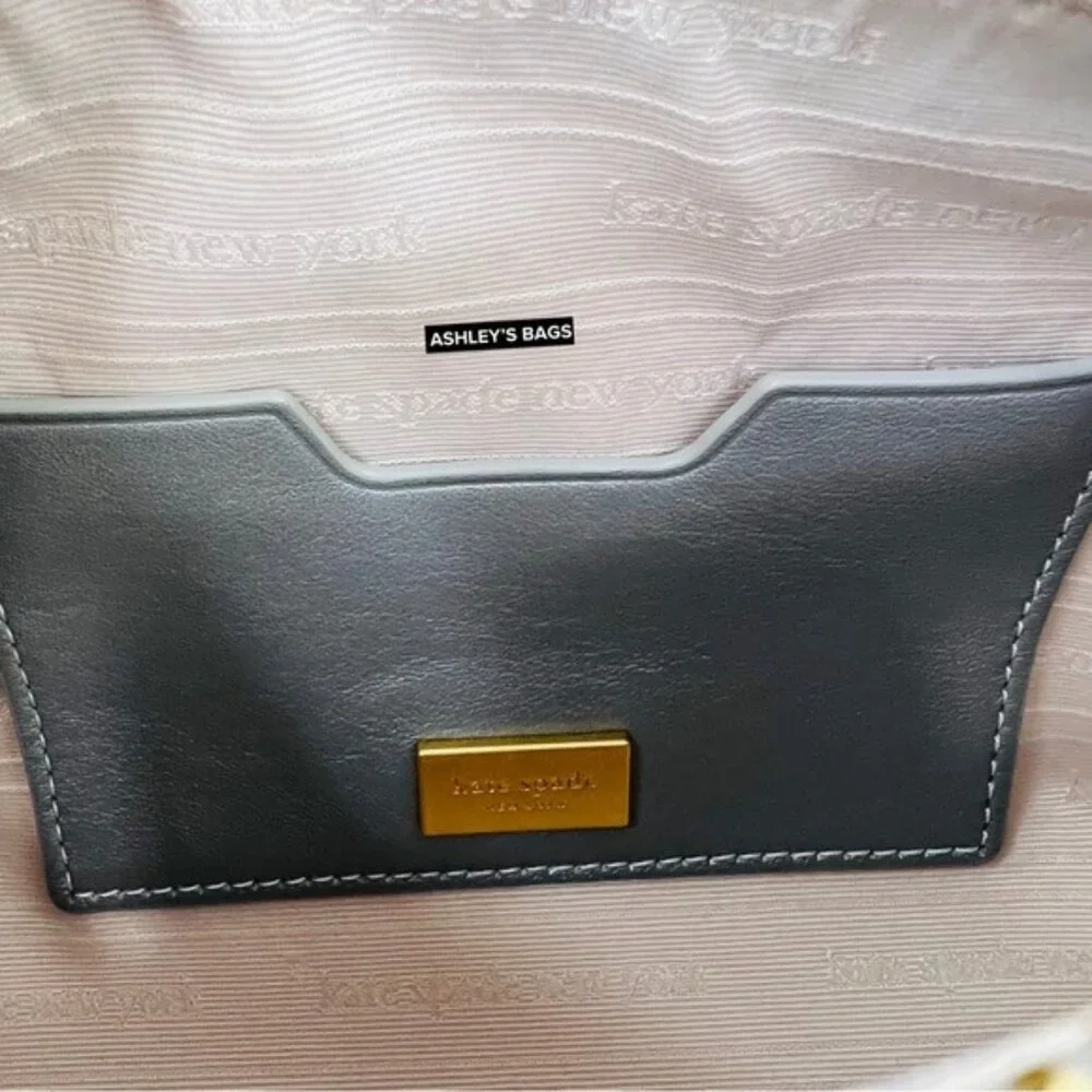 Kate Spade Sweet Treats Festive Pleated Small Barrel Bag In Starlight Silver